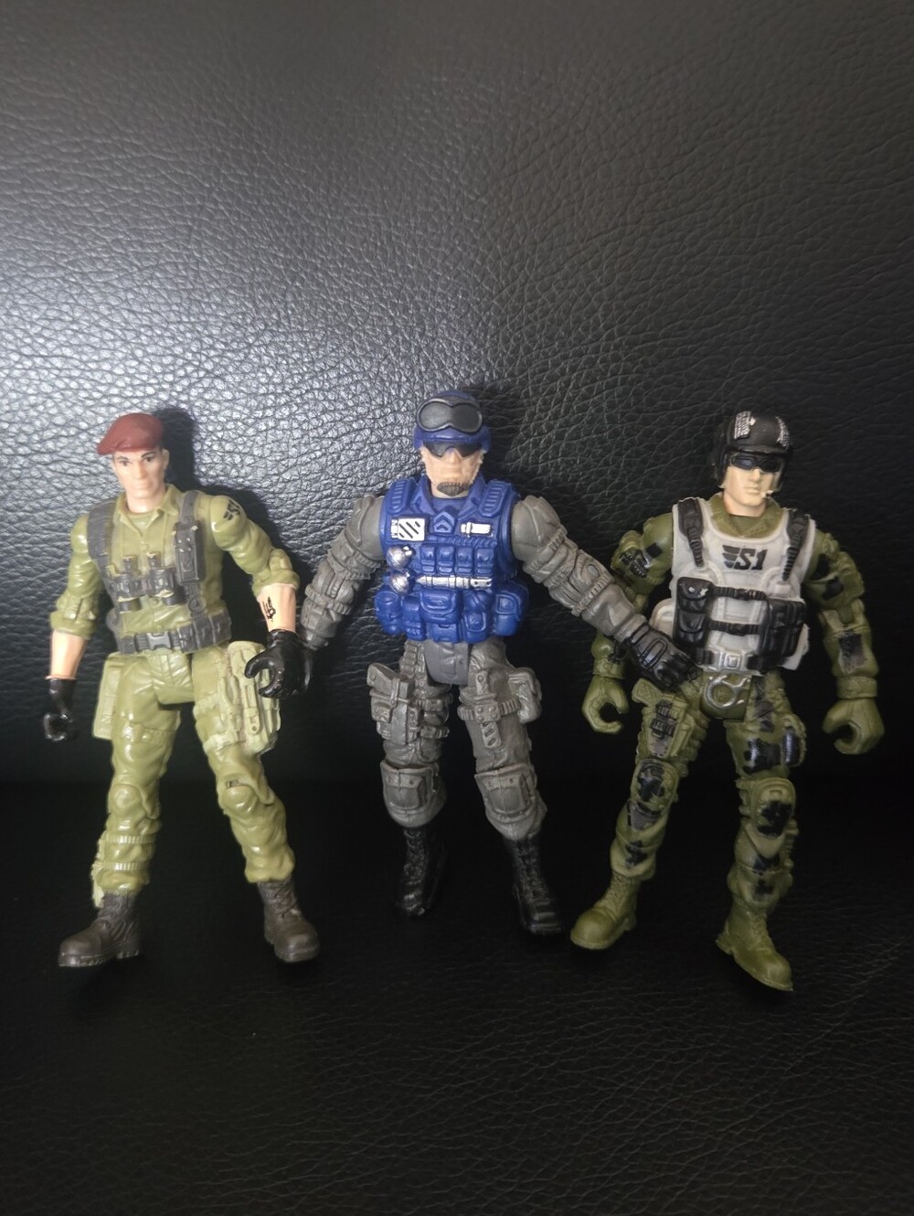 Chap Mei Soldier Force 4-inch military action figures Mixed lot of 3
